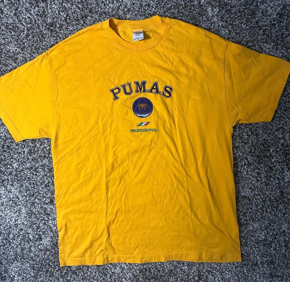 Alstyle Apparel Pumas Professional T-Shirt Size XL Yellow